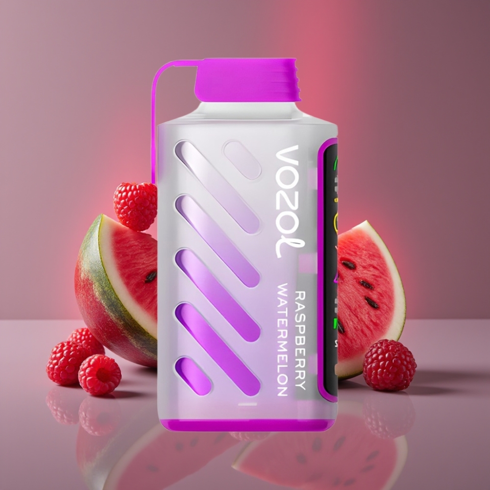 VOZOL Gear Power 20000 Puffs S.i.L.C. Tech ECO 20000 POWER 12000 Dual Mesh Full Screen 20mL 5% Malina Vodní Meloun