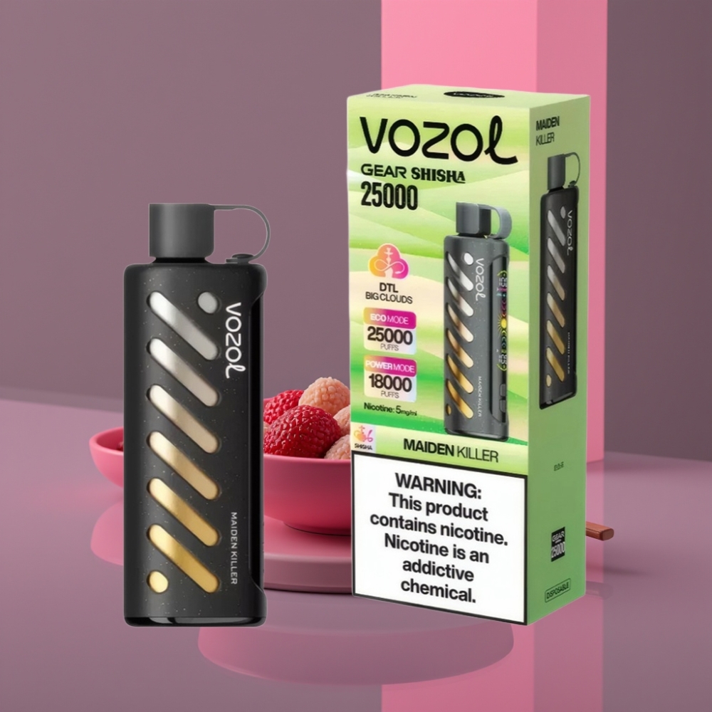 VOZOL Gear Shisha 25000 Puffs 5mg/ml 1000mAh Dual Mesh Zabiják Panen