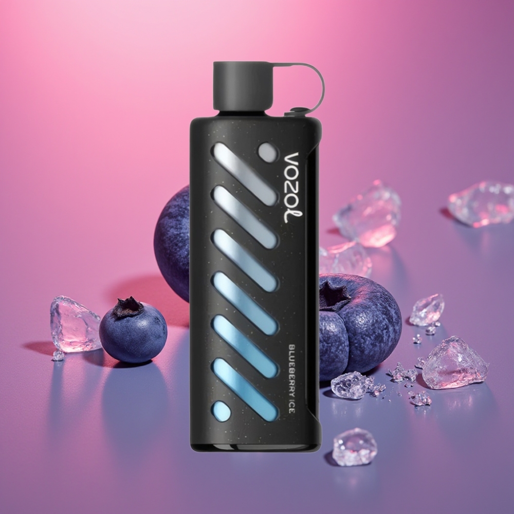 VOZOL Gear Shisha 25000 Puffs Dual Mesh 1000mAh 5mg/ml Borůvková Ledová