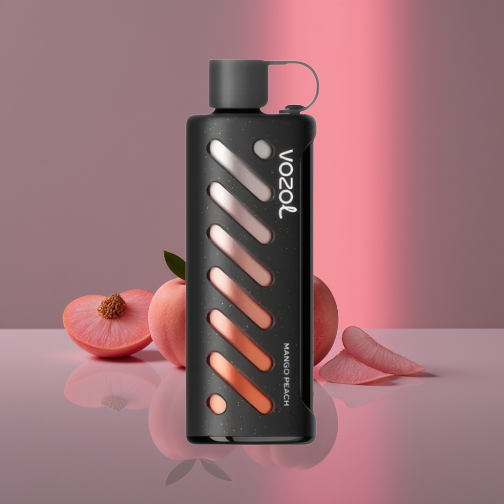 VOZOL Gear Shisha 25000 Puffs Dual Mesh 1000mAh 5mg/ml Mango Broskvový