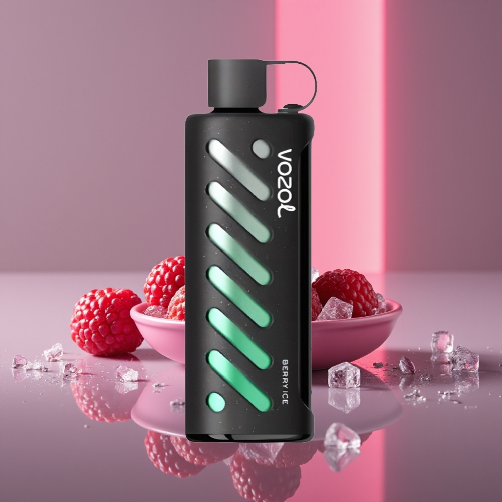 VOZOL Gear Shisha 25000 Puffs Dual Mesh Berry Ledová s S.i.L.C Tech a 1000mAh