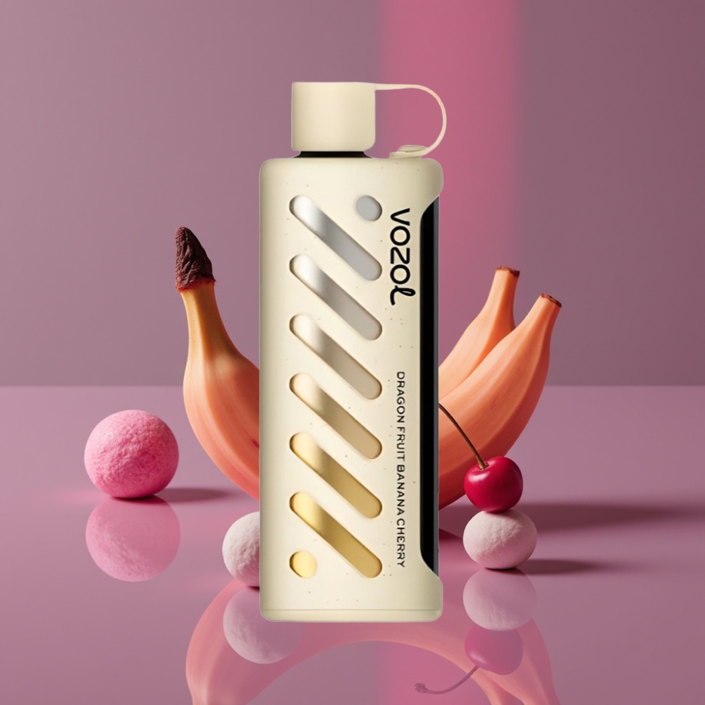 VOZOL Gear Shisha 25000 Puffs Dual Mesh Dračí Ovoce Banán Třešeň 1000mAh 5mg/ml