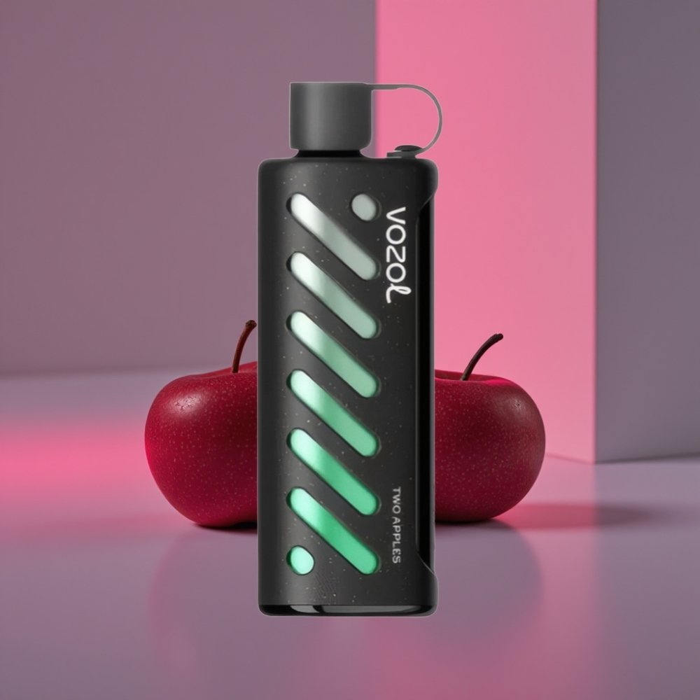 VOZOL Gear Shisha 25000 Puffs Dual Mesh Dual Modes 1000mAh 5mg/ml Dvě Jablka