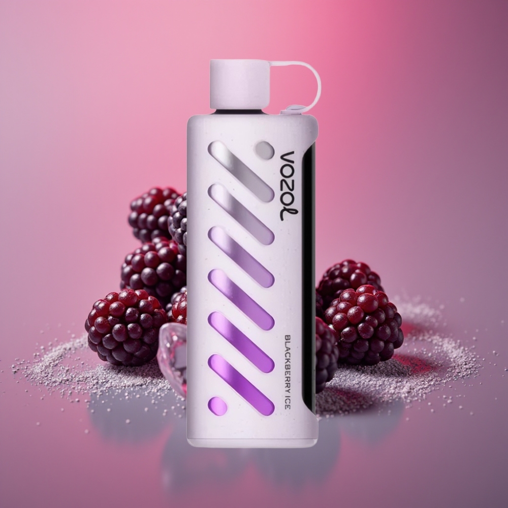 VOZOL Gear Shisha 25000 Puffs Dual Mesh Dual Modes 1000mAh 5mg/ml Ostružinový Led