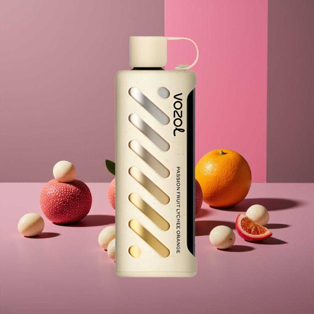 VOZOL Gear Shisha 25000 Puffs Dual Mesh Modes 1000mAh 5mg/ml Maracuja Licí Oranžová
