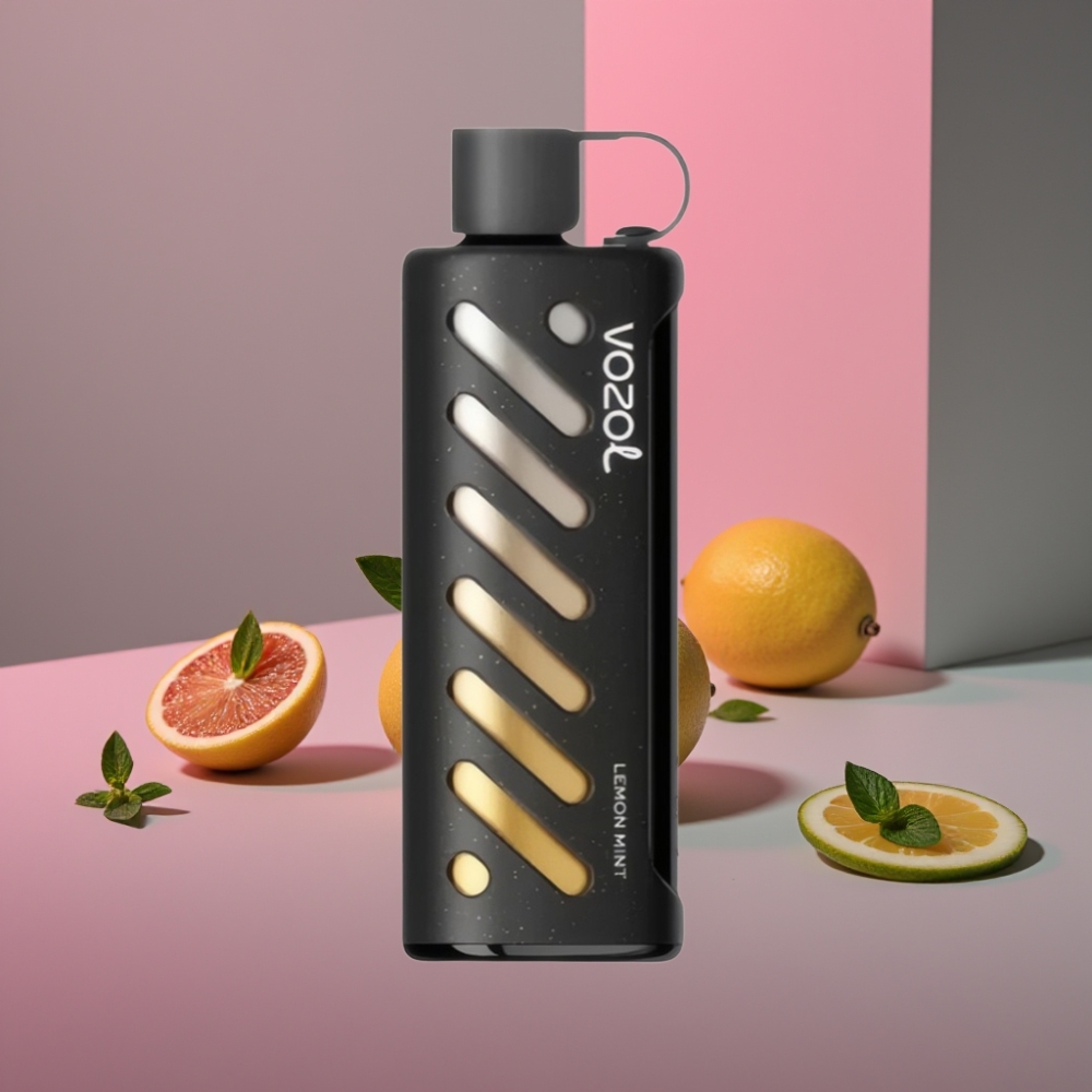 VOZOL Gear Shisha 25000 Puffs Dvojitý Mesh Dvojité Režimy Citrón Máta 5mg/ml 1000mAh