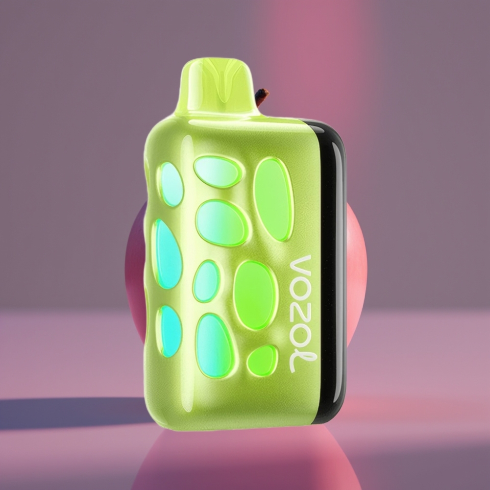 VOZOL RAVE 40000 Disposable Vape Dvojité jablko 270° záře Beat-Synced 80% nabití za 20 minut
