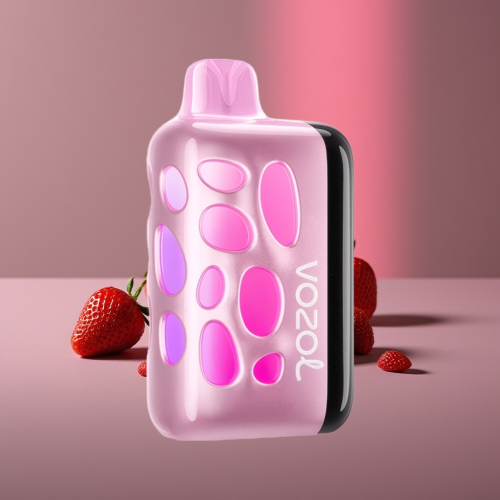 VOZOL RAVE 40000 Disposable Vape Jahoda Kiwi 270° Světelný Design Beat-Synced 80% Nabití za 20 Min 1000mAh