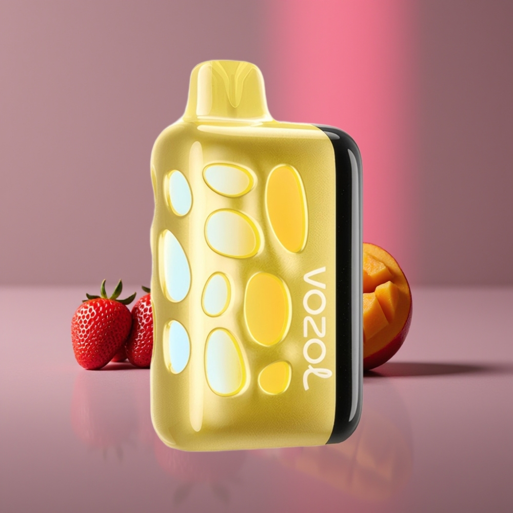 VOZOL RAVE 40000 Disposable Vape Jahoda Mango 270° Světelný Design Beat-Synced 80% Nabití za 20 Min 1000mAh