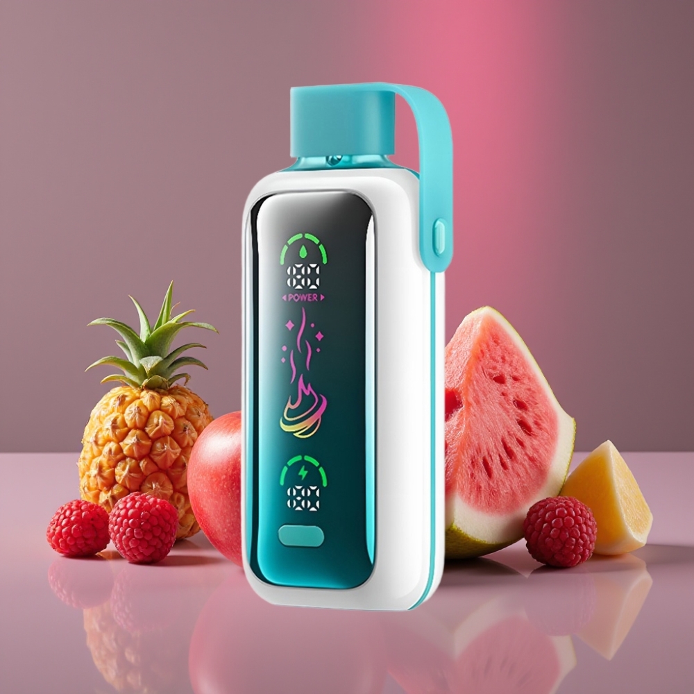 VOZOL Star 20000 Puffs 2.2" HD zrcadlový displej Duální mesh 650mAh Malina Jablko Vodní meloun Ananas