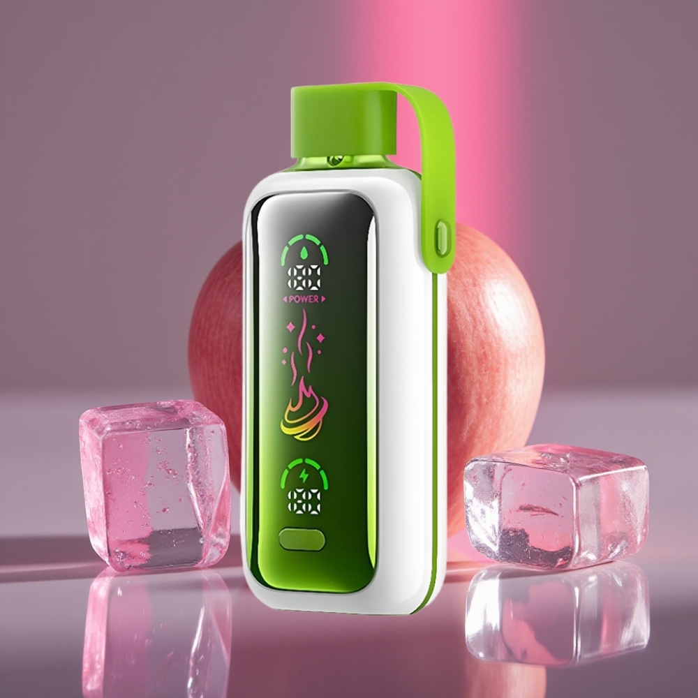 VOZOL Star 20000 Puffs Disposable Vape Dvojité Jablko Led s 2.2" HD zrcadlovým displejem, duální mesh, 650mAh baterie