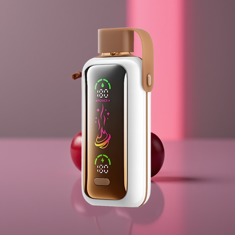 VOZOL Star 20000 Puffs Disposable Vape Třešňová Kola s HD zrcadlovým displejem 2,2" a duálním mesh režimem