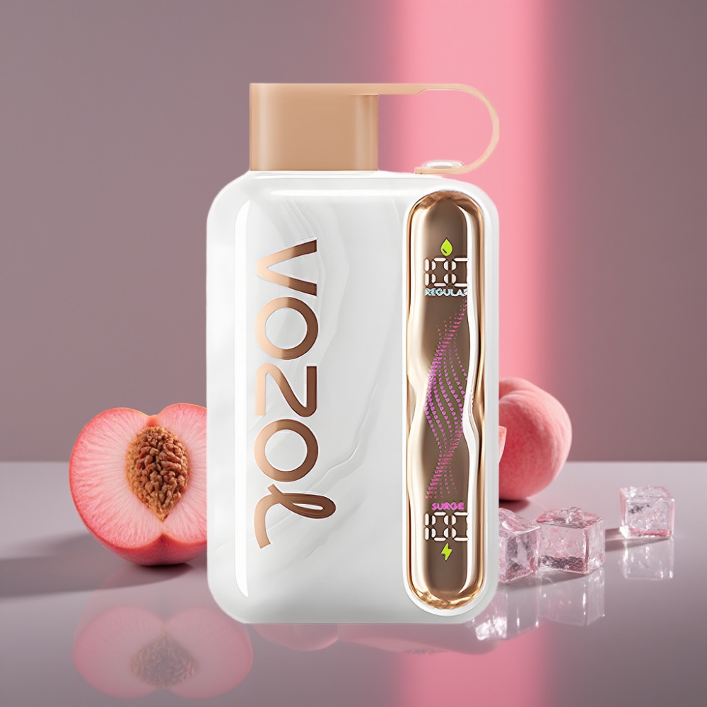 VOZOL STAR 40000 Pufů Disposable Vape Broskev Led 1000mAh Type-C 20/50mg/ml