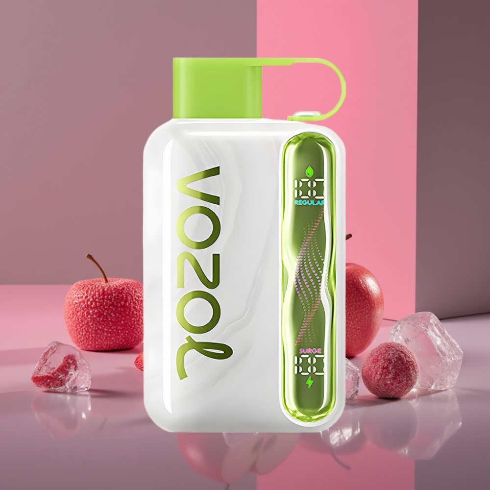 VOZOL STAR 40000 Puffs Disposable Vape Kyselé Jablko Led 1000mAh Typ-C 20/50mg/ml