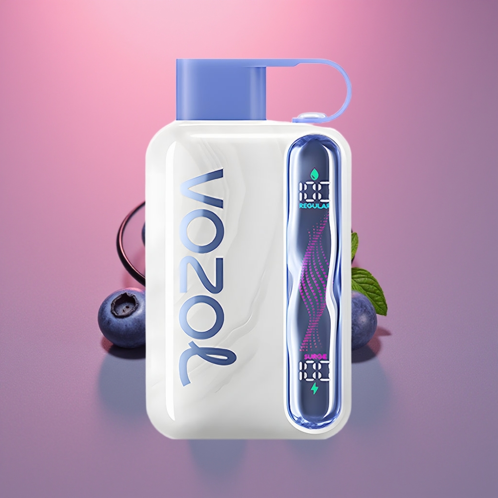 VOZOL STAR 40000 Puffs Jednorázová E-cigareta Borůvka Máta 1000mAh Typ-C 20/50mg/ml