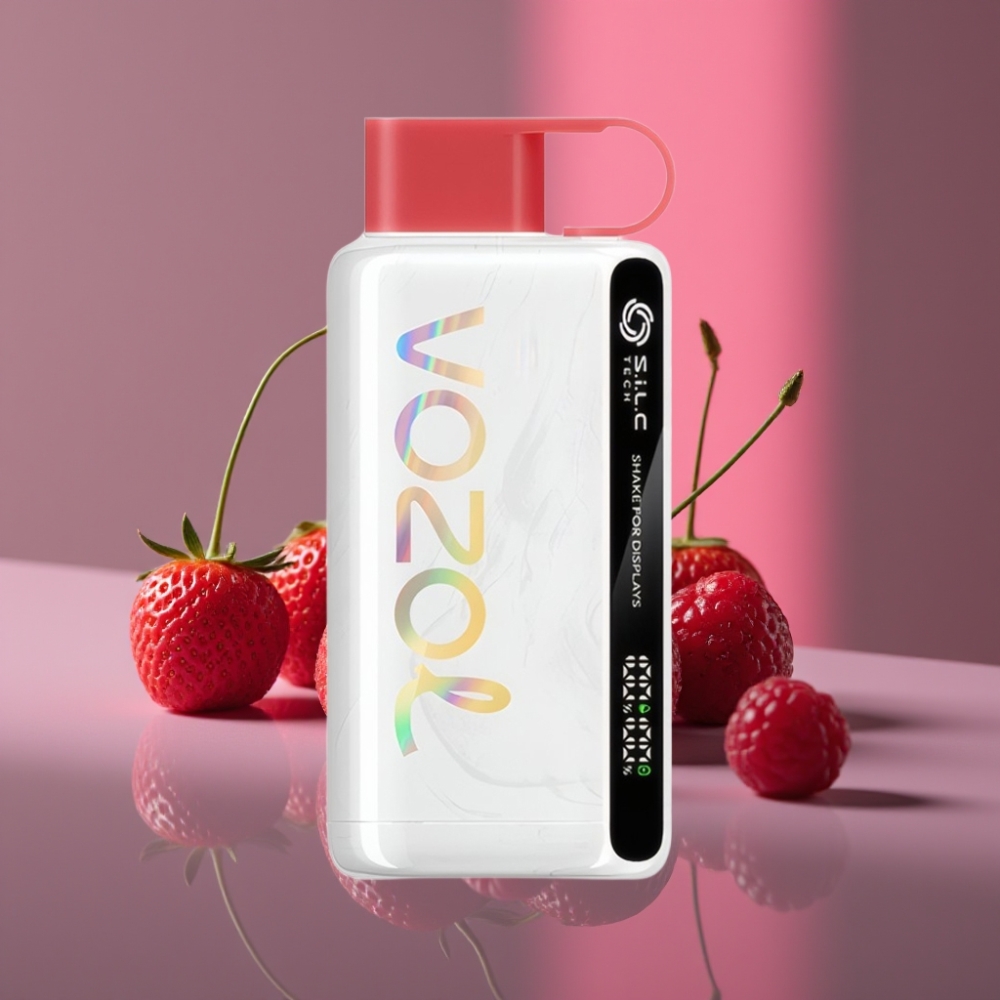 VOZOL STAR 9000/12000 Disposable Vape Jahoda Malina Višeň, S.i.L.C TECH, 650mAh, PCR plast