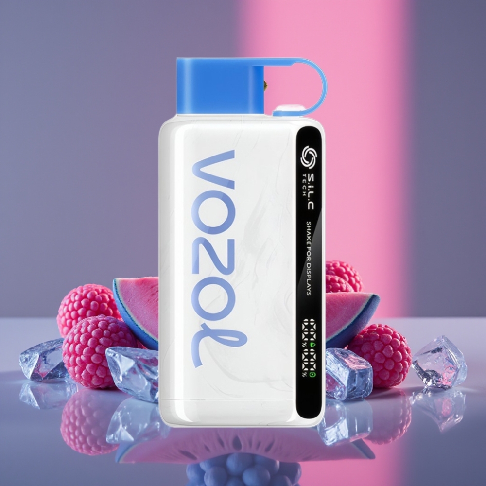 VOZOL STAR 9000/12000 Jednorázová Vape Modrá Malina Led 650mAh S.i.L.C TECH