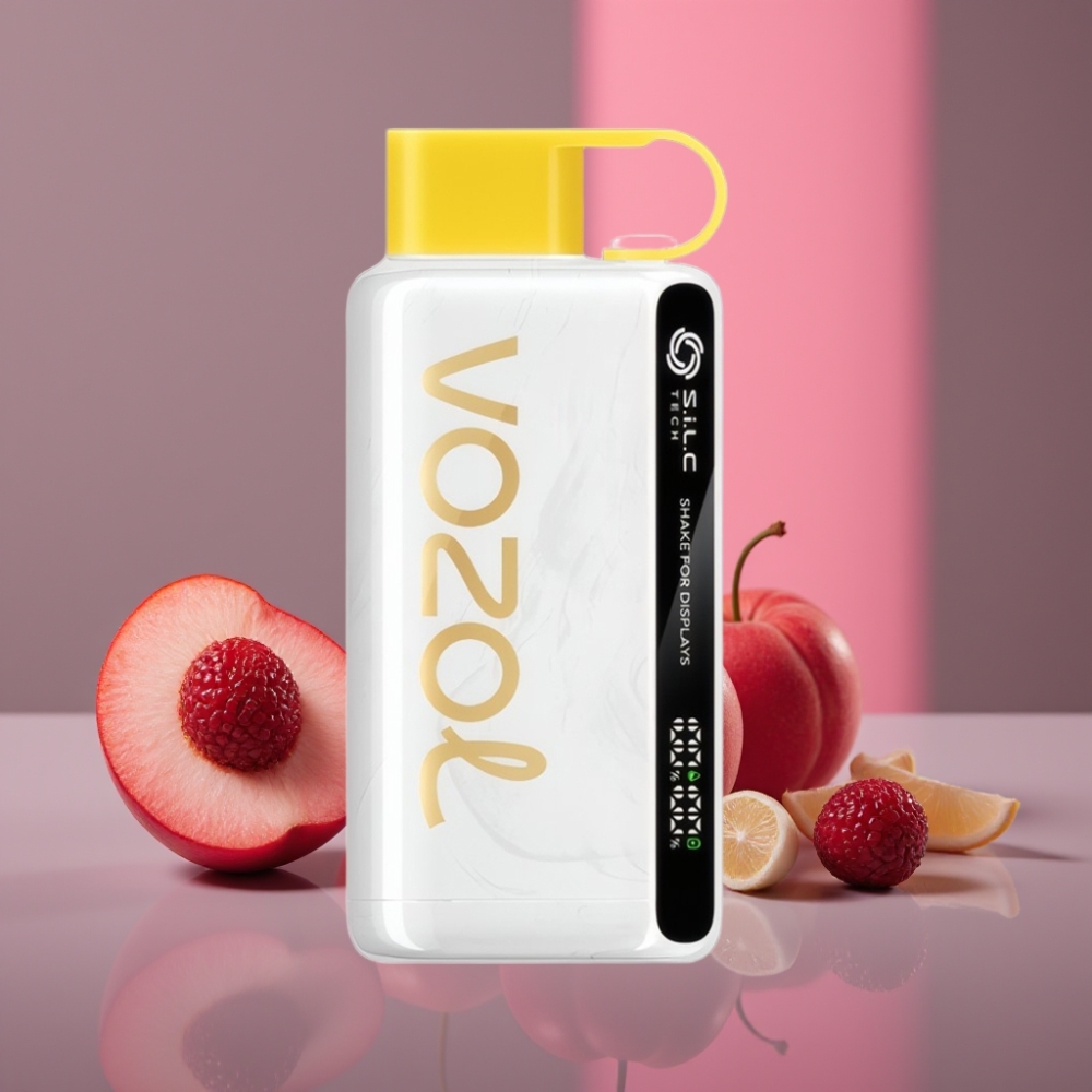 VOZOL STAR 9000/12000 Jednorázový Vape Třešeň Broskvová Limonáda, S.i.L.C TECH, 650mAh