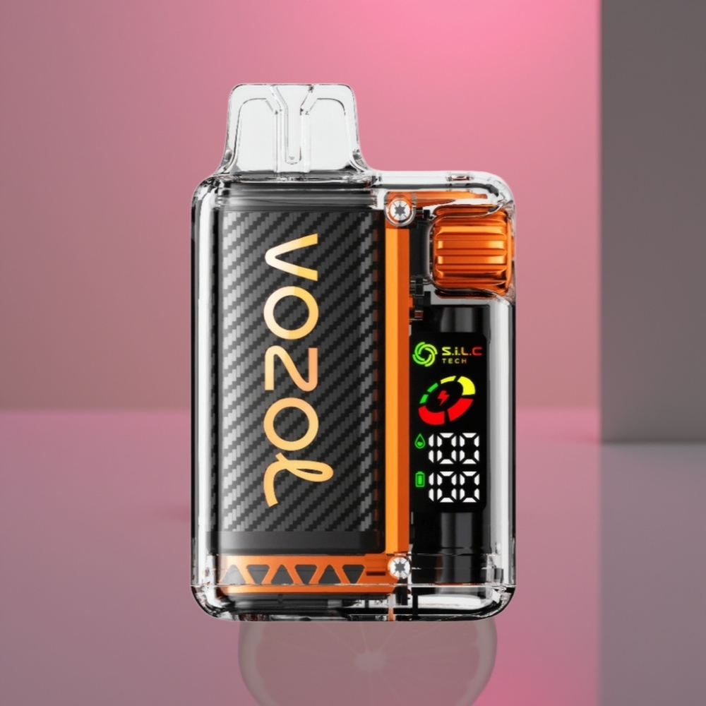 VOZOL Vista 20000 Puffs Disposable Vape Citrón Limetka 650mAh OLED Dual Mesh S.i.L.C Tech 2% MTL TPD 65% PCR MCU 6-level Watt