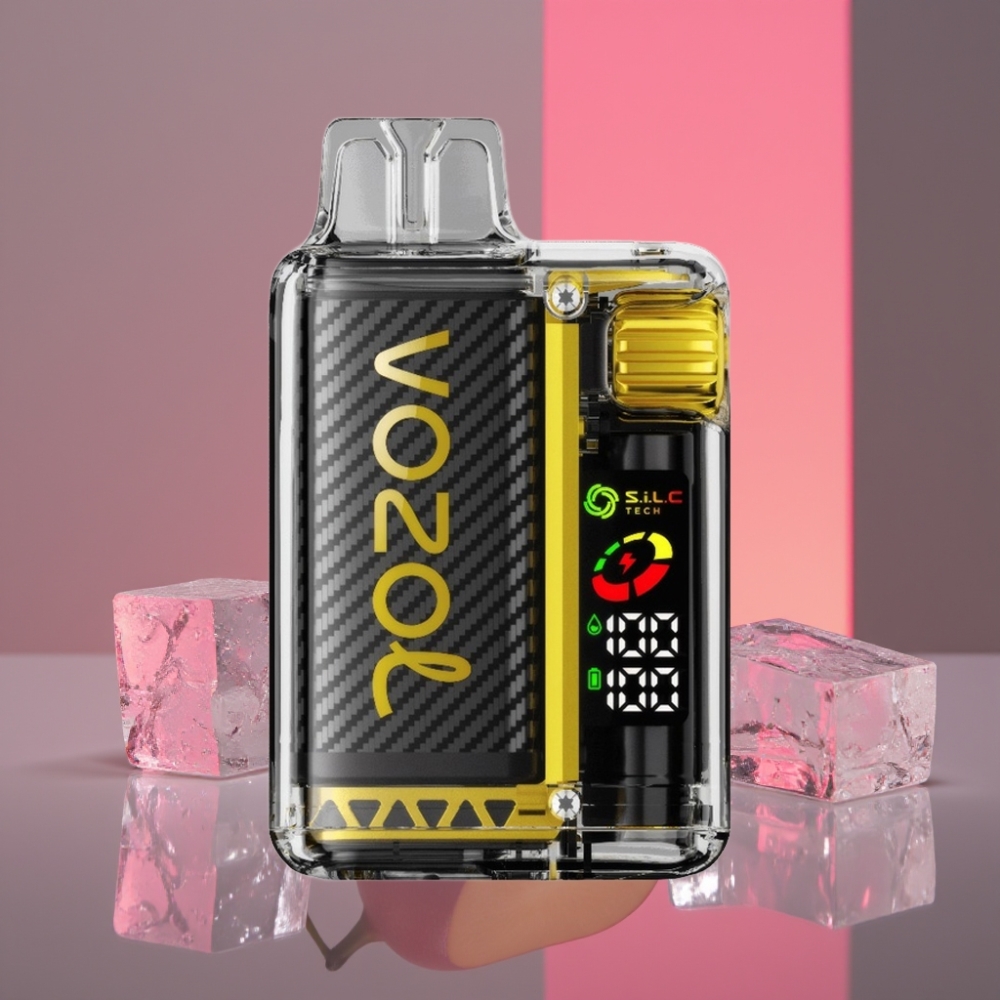 VOZOL Vista 20000 Puffs Nabíjecí OLED S.i.L.C Tech Dual Mesh Coil Mango Led