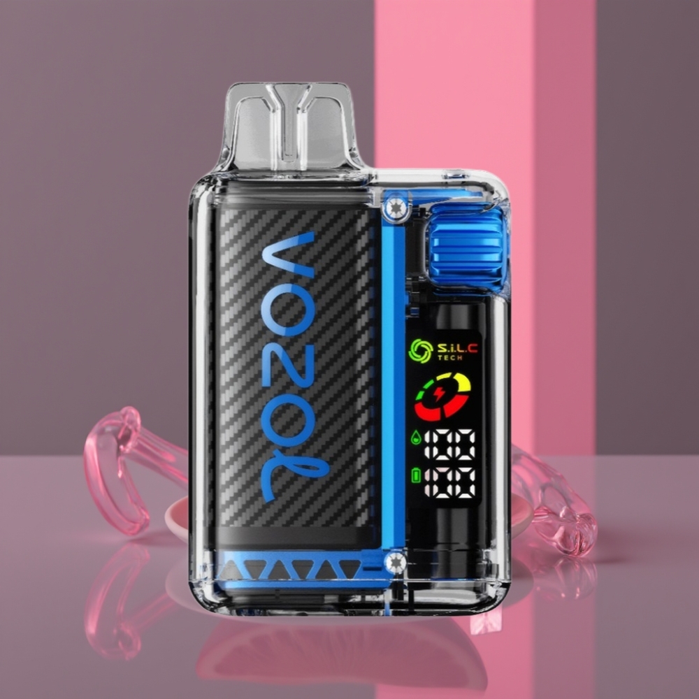 VOZOL Vista 20000 Puffs Nabíjecí Vape Vzbull OLED 650mAh 2% S.i.L.C Tech Dual Měď