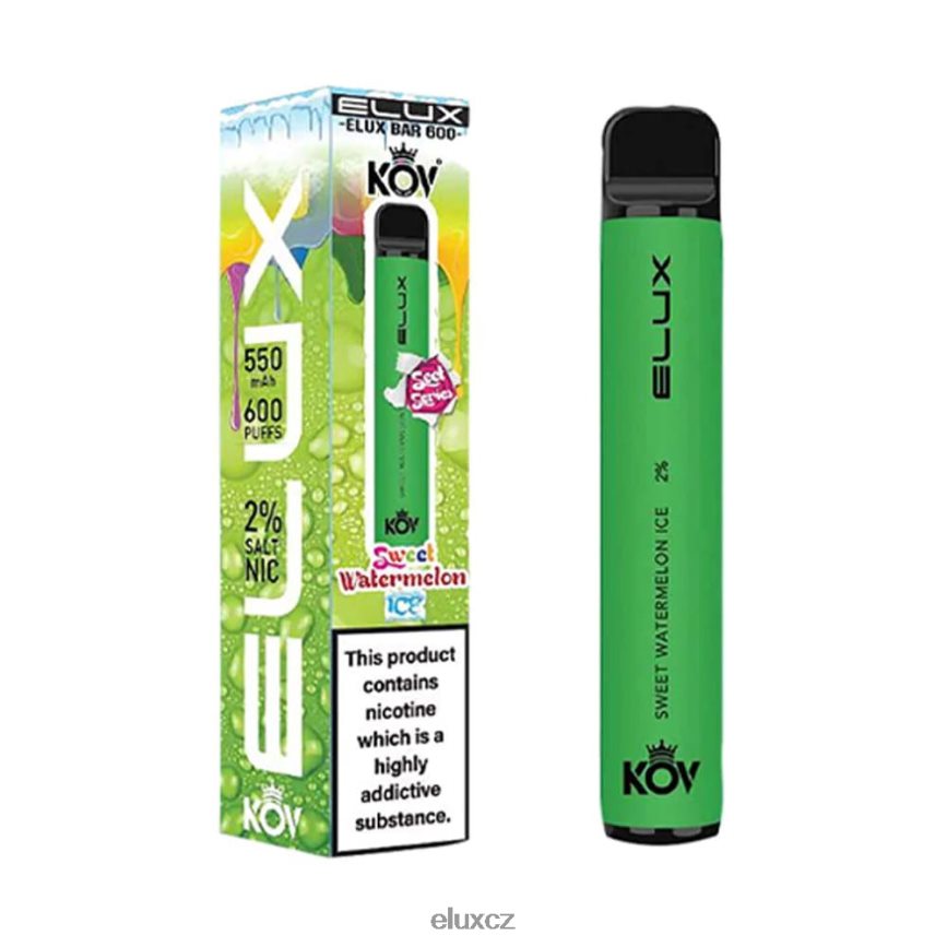 Elux Bar jednorázové vapky sladké série sladký melounový led H228T2111 Elux Vape Flavours