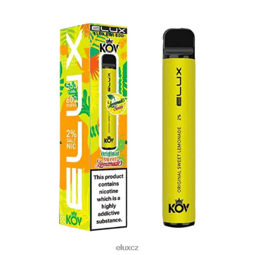 Elux Bar Lemonade Series originální jednorázová vapa sladká limonáda H228T28 Elux Vape Reviews