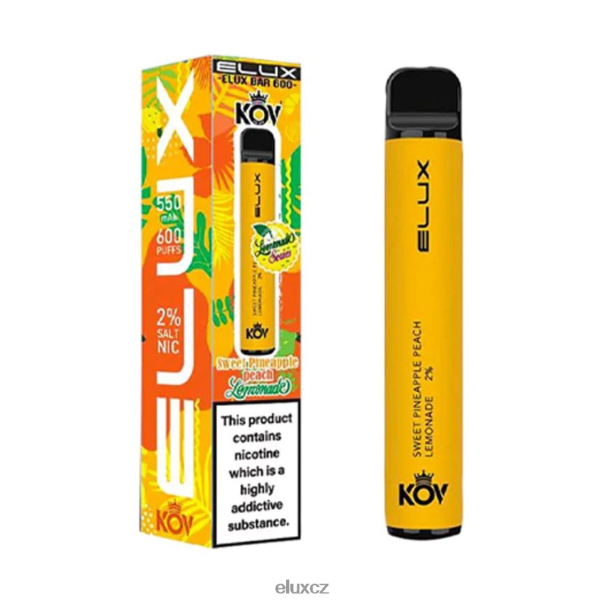 Elux Bar Limonáda série na jedno použití vape ananasová broskvová limonáda sladká H228T278 Elux Vape Reviews