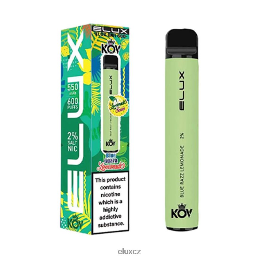 Elux Bar Limonáda série na jedno použití vape modrá razz limonáda H228T29 Elux Vape Price