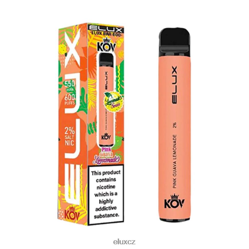 Elux Bar Limonáda série na jedno použití vape růžová guava limonáda H228T2106 Elux Vape CZ