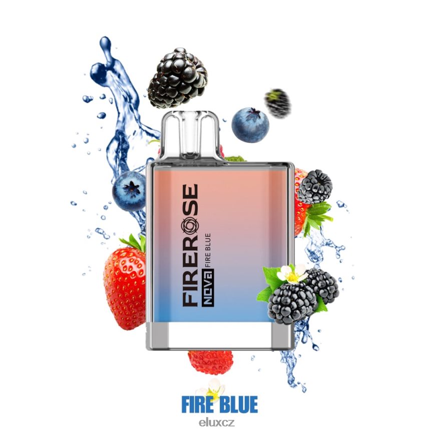 Elux Firerose Nova 600 vdechnutí jednorázové vapky ohnivě modrá H228T226 Elux Vape CZ