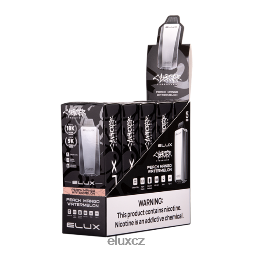 Elux kybernetický přenos broskev mango vodní meloun H228T2169 Elux Vape Price