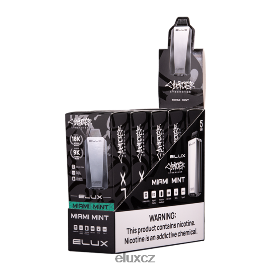 Elux kybernetický přenos miamská máta H228T2170 Elux Vape Near Me
