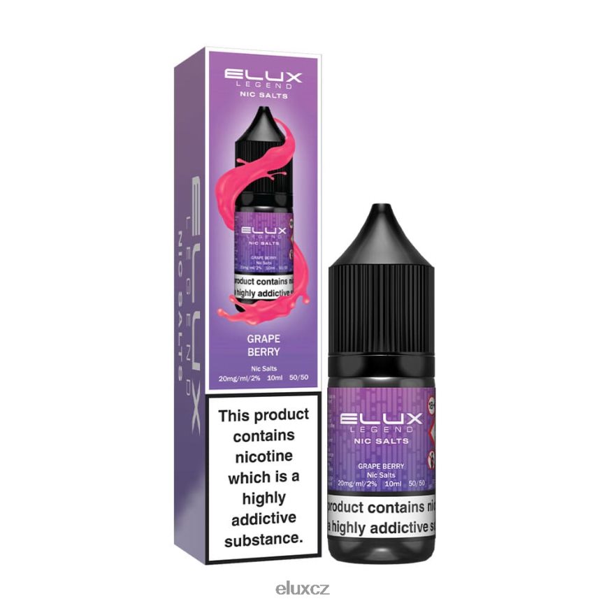 Elux Legend jemná sůl 10ml hroznové bobule H228T268 Elux Vape Reviews