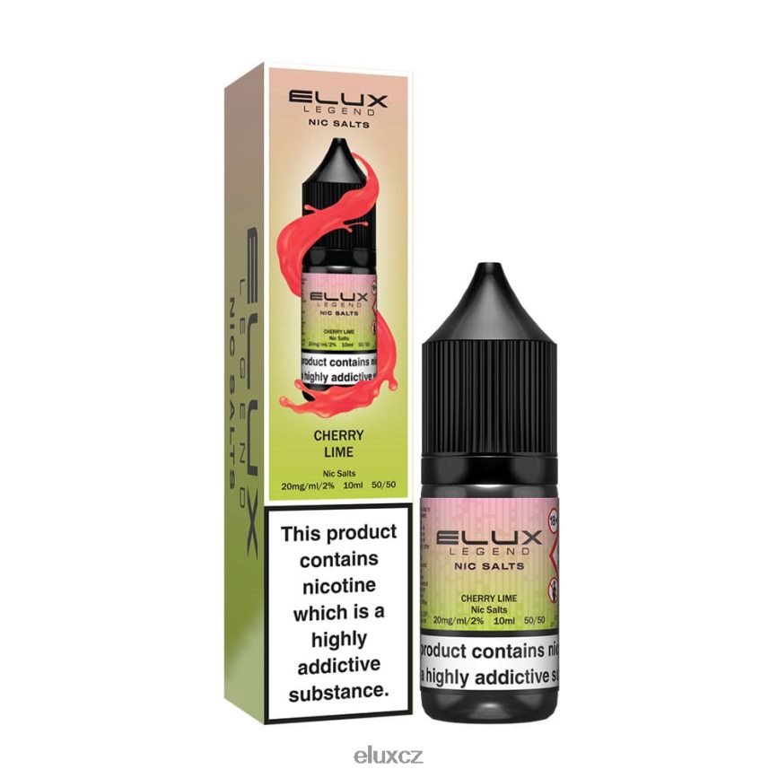 Elux Legend jemná sůl 10ml třešňová limetka H228T266 Elux Vape CZ